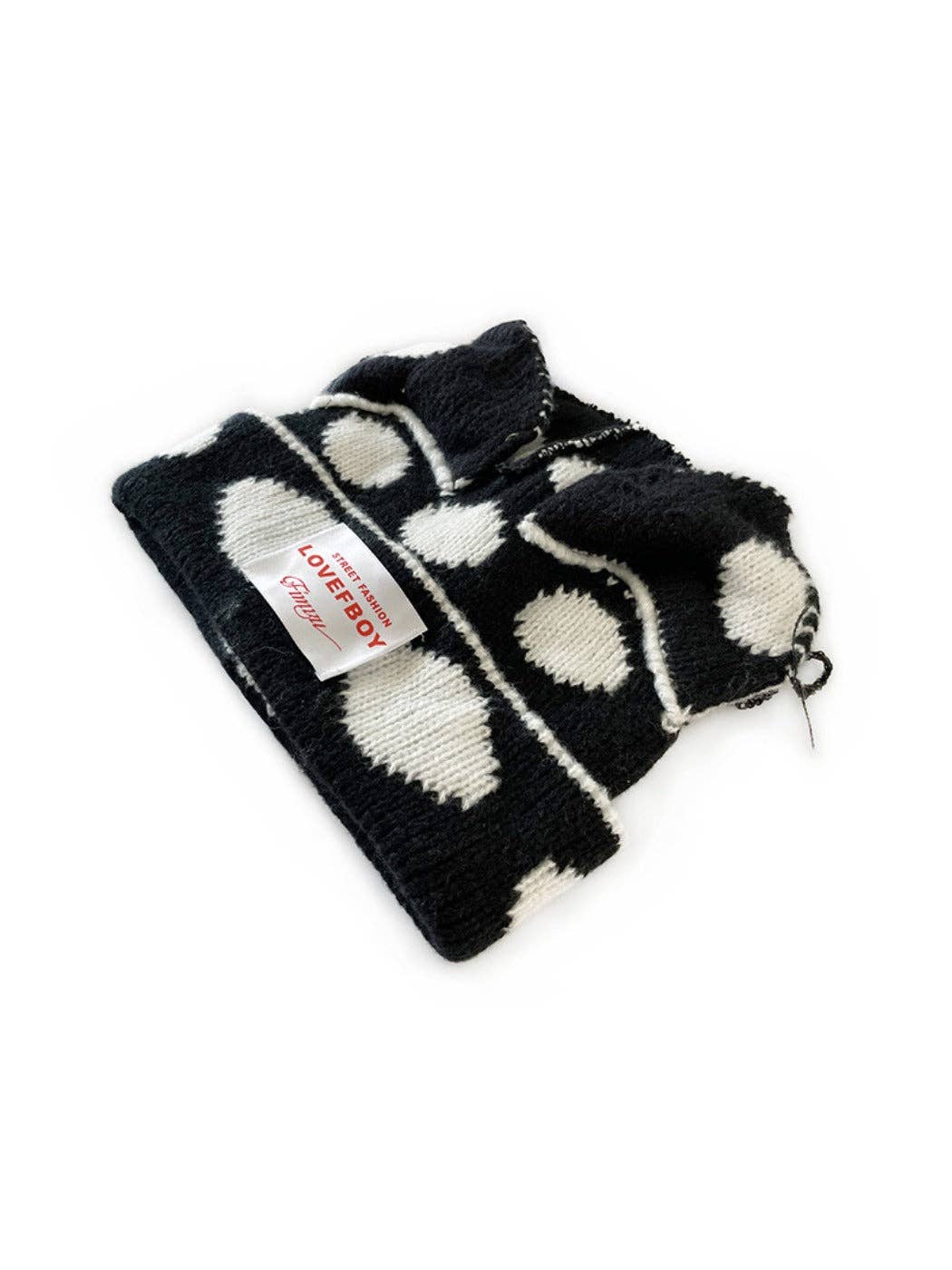 Funkyrel® Atzbranding Limited - Wholesale Beanie - Women's - Haila - Polka Dots Cat-Ear Knitted Beanie13