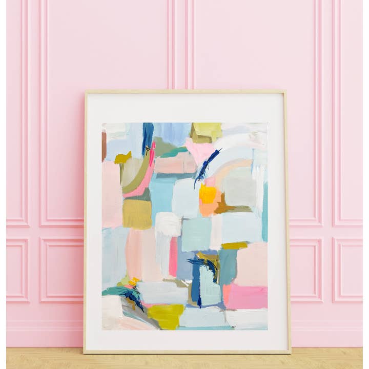 Maren Devine Art - Wholesale Art Print - Abstract Print on Paper, "Bright Spring"1