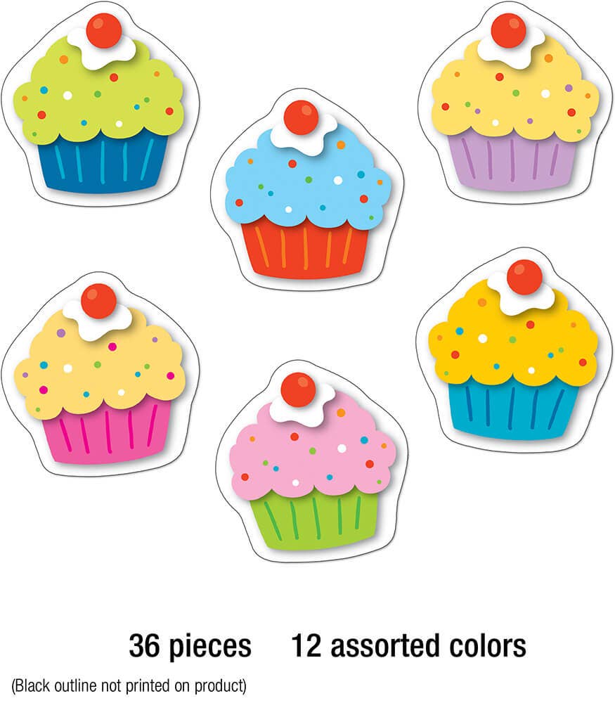 Carson Dellosa Education - Wholesale Cutouts - Cupcakes Mini Cutouts1