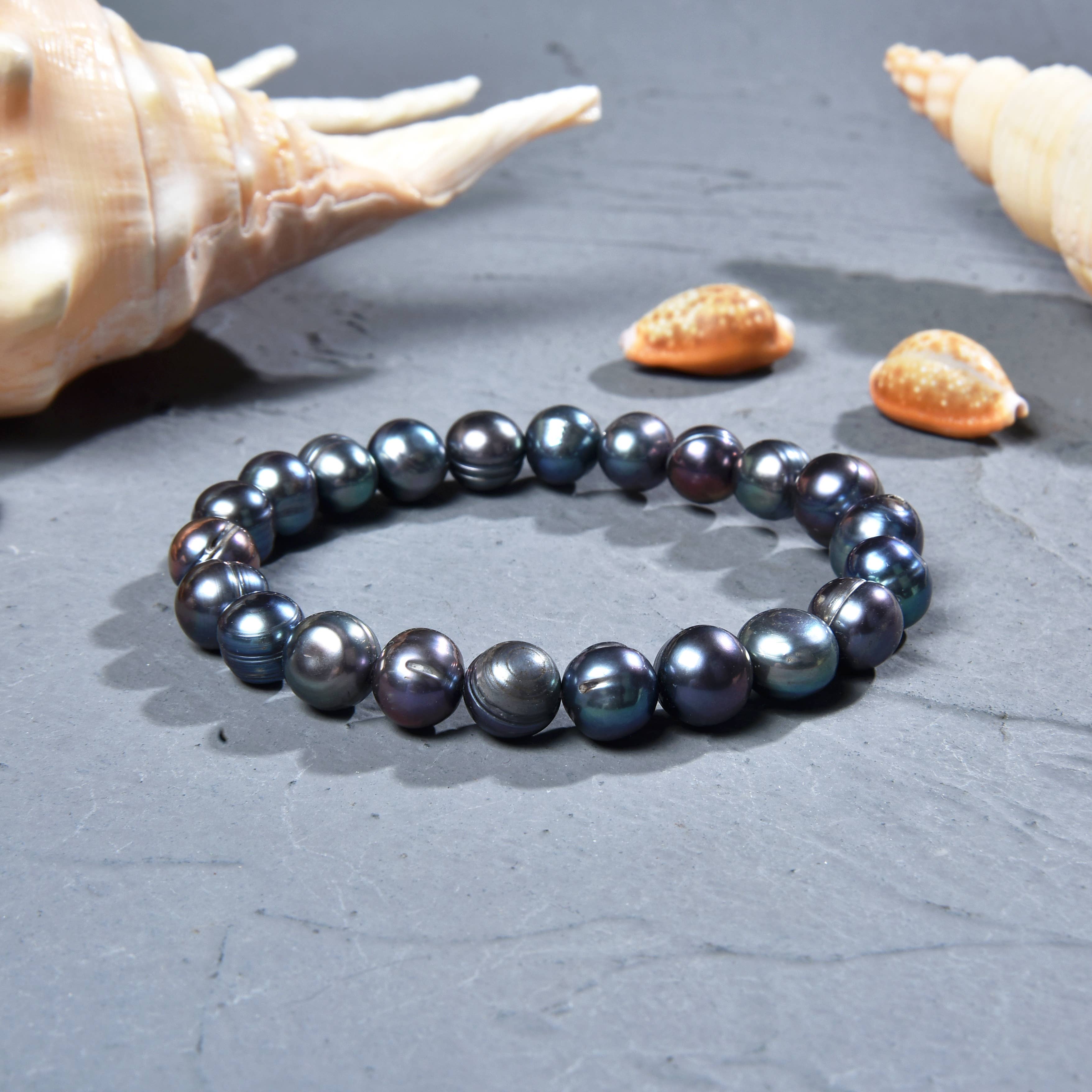 IST Jewelry – Großhandel Perlenarmband – 9-10MM Süßwasserperlenarmbänder2