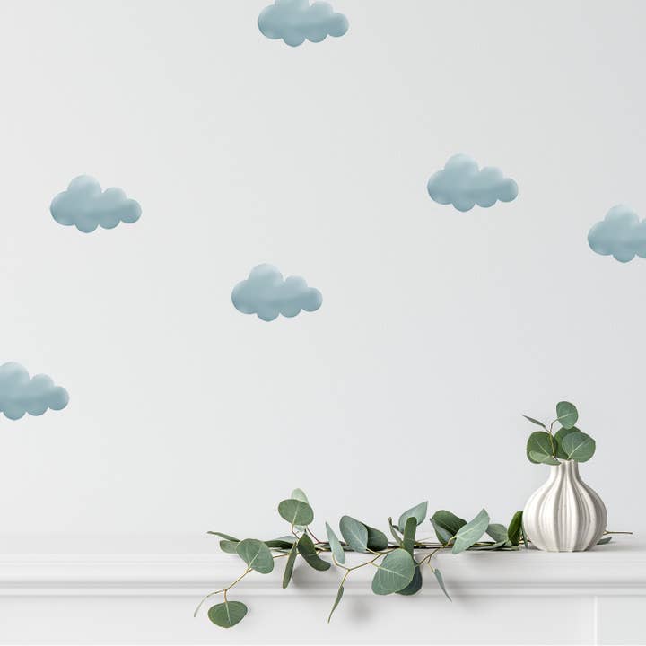 Fluffy clouds | Fabric wall stickers for wholesale by Adnil Creations