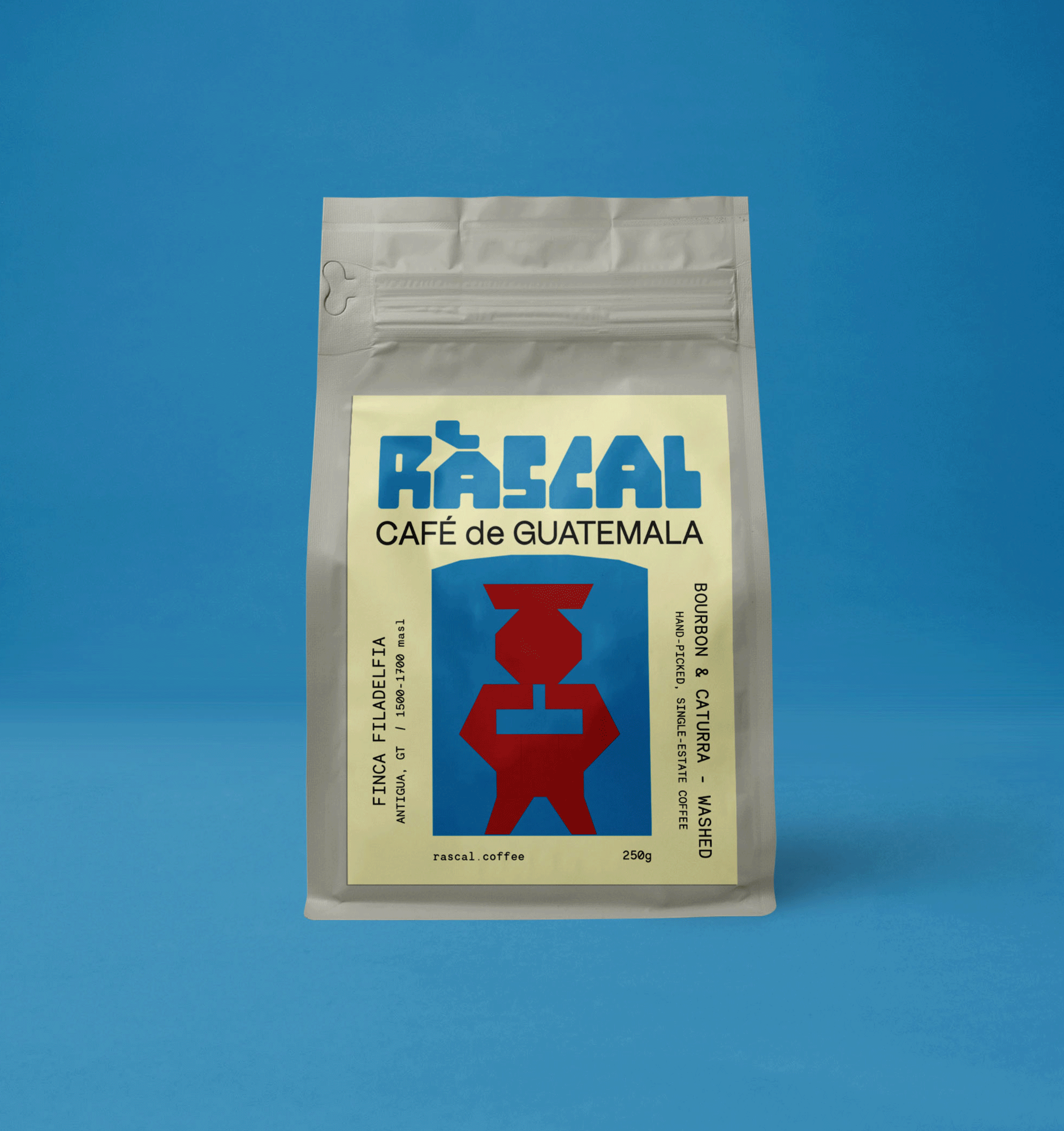 Rascal Coffee - Vente Grains de café - Finca Filadelfia - Bourbon & Caturra - Café guatémaltèque lavé1