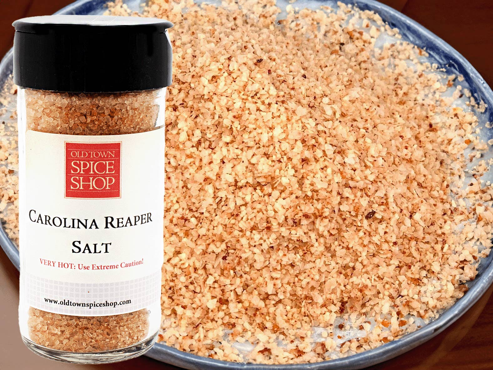 Old Town Spice Shop - Wholesale Salt - Carolina Reaper Spicy Salt for Cooking & Grilling