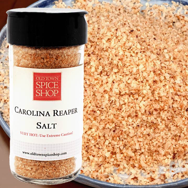 Old Town Spice Shop - Wholesale Salt - Carolina Reaper Spicy Salt for Cooking & Grilling0