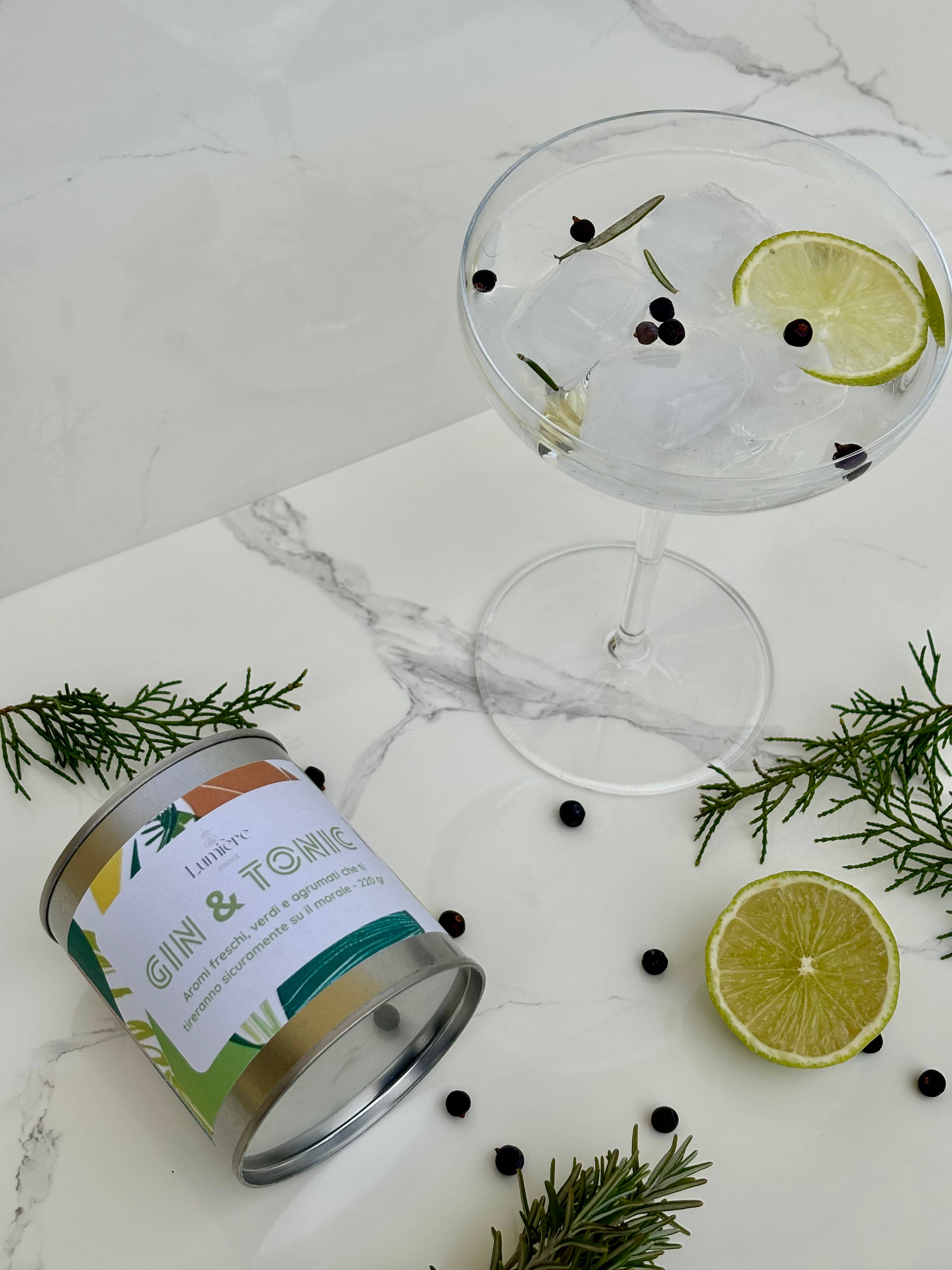 Kit Little Garden - Wholesale Jar/Filled Candle - Natural Candle – Gin & Tonic | Lumière Essence2