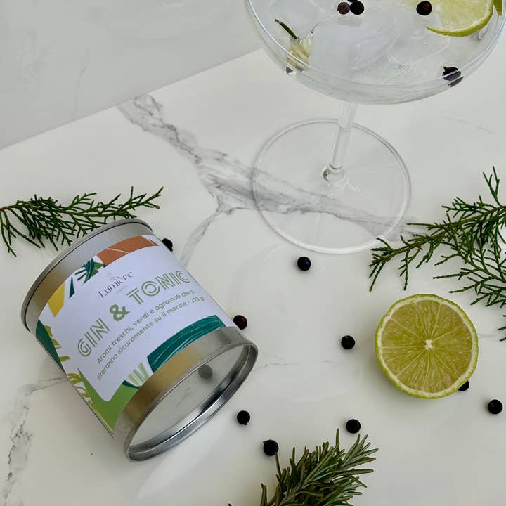 Kit Little Garden - Wholesale Jar/Filled Candle - Natural Candle – Gin & Tonic | Lumière Essence2
