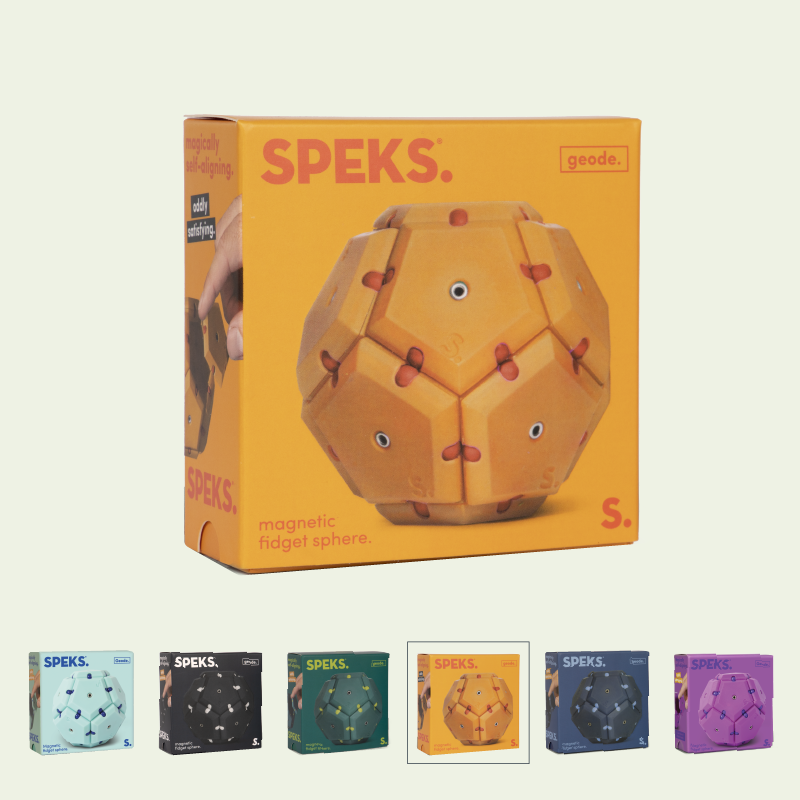 Speks - Wholesale Fidget Toy - Kids - Geode Pop Single Color Case Pack6