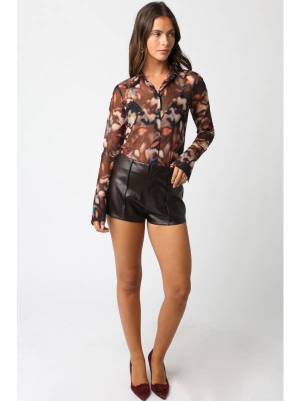 Olivaceous - Wholesale Shorts - Women's - Vivian Pu Shorts3