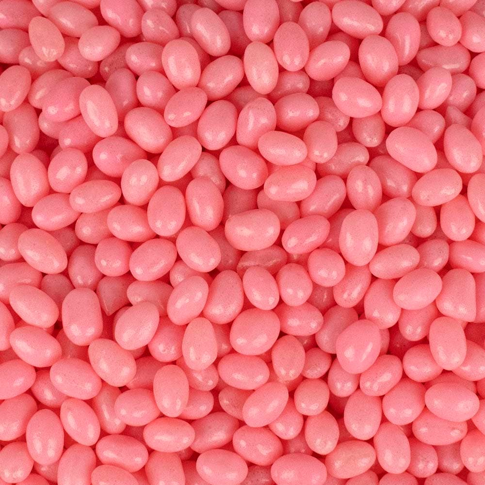 Just Candy - Wholesale Gummy - Jelly Beans 1lb - Pink Strawberry0