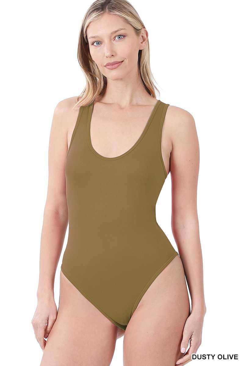 Vanilla Monkey – wholesale Bodysuit - Dam – Sömlös brottarrygg Tank Bodysuit1