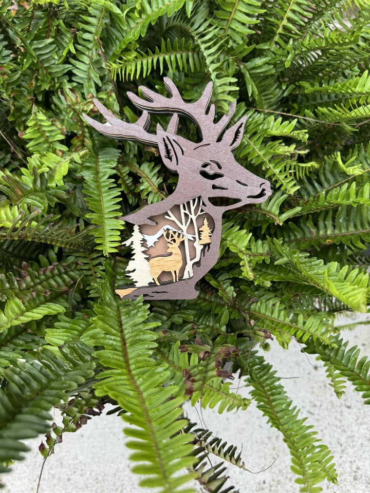 Brauner Hirschkopf für den Großhandel von The Wilusz Way