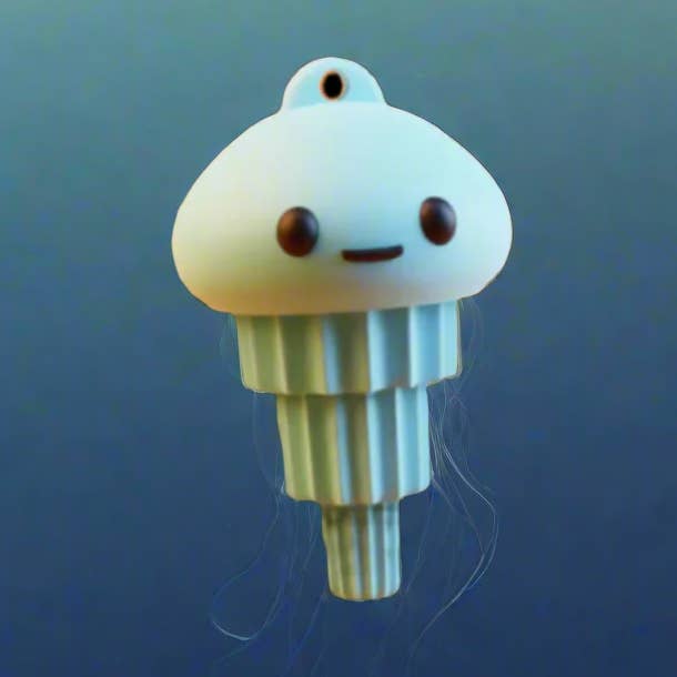 Llavero de medusa para venta al por mayor de The 3D Printiverse