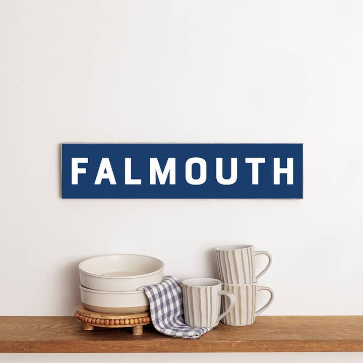 Personalized Classic Blue with White Barn Wood Sign for wholesale by Rustic Marlin