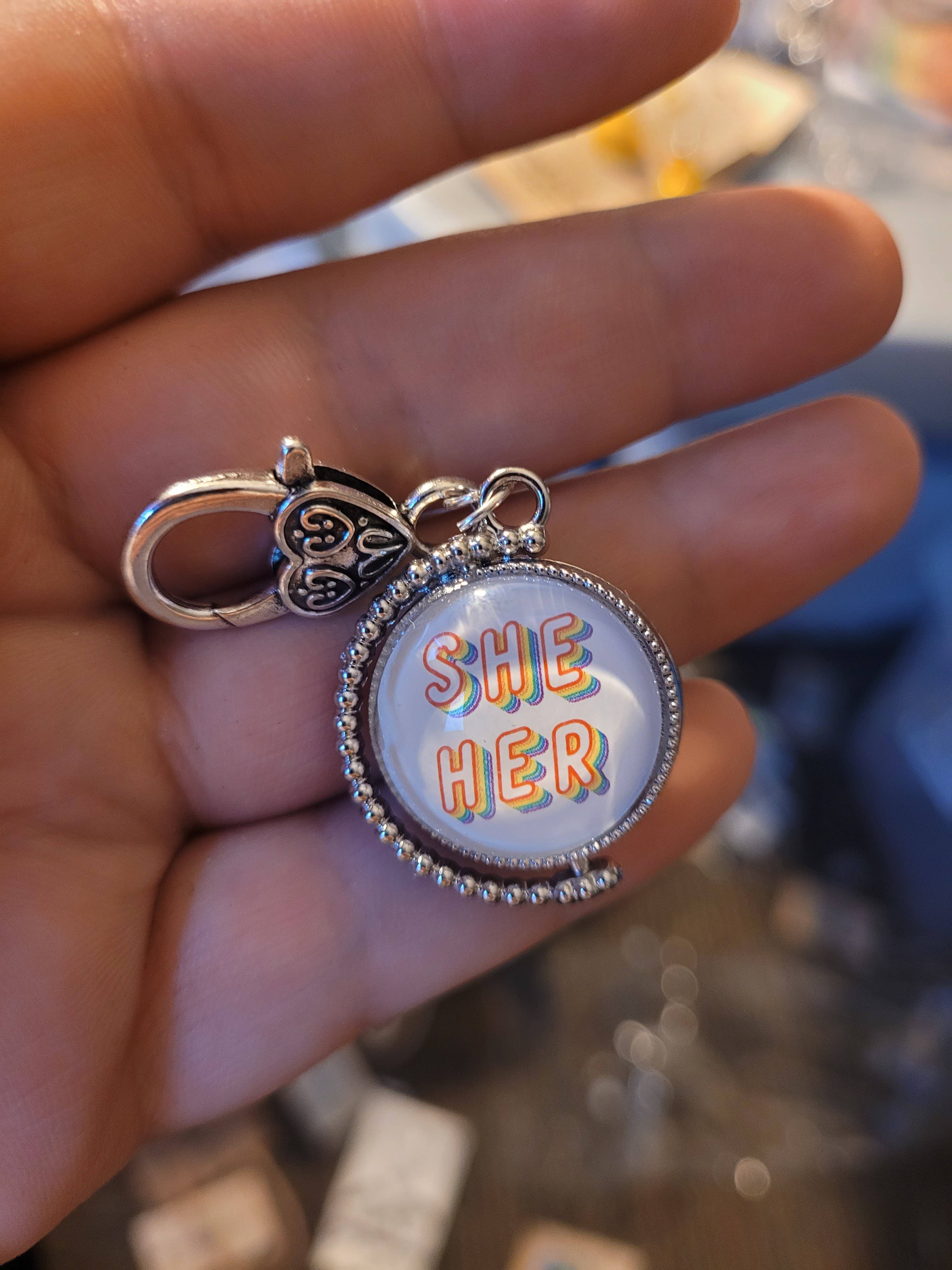 Con-Quest Crafts - Wholesale Sleutelhanger - Uniseks - Pride Fidget Charms dubbelzijdig draaiende sleutelhanger8