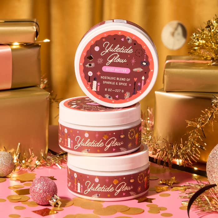 Yuletide Glow™ Body Butter (8oz) | Holiday, Christmas Scent for wholesale by Old Whaling Company