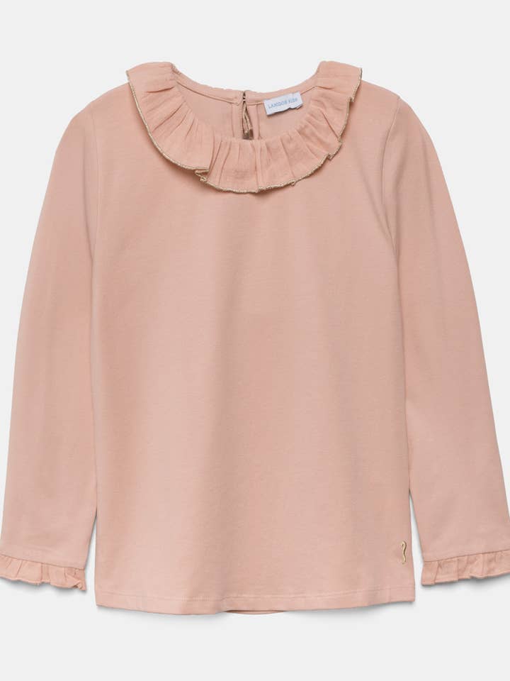 Maglietta semplice con volant (559174-55) per la vendita all'ingrosso da parte di Lanidor Kids