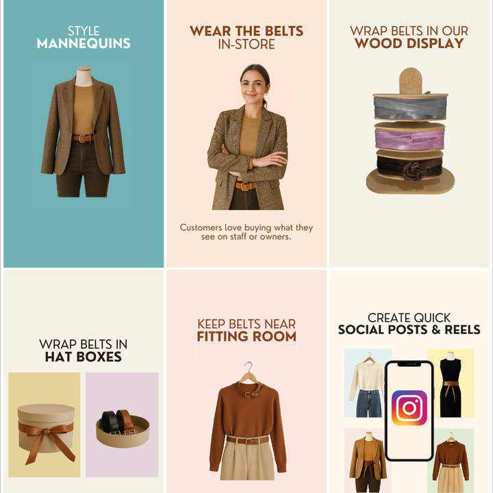 ADA Collection Belts – wholesale Bälte - Dam – Chloe Omslagsbälte – Svart Mocka | Justerbar OS4