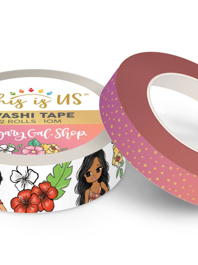 Washi Tape Set - Sugary Gal Lady D for wholesale by Paper House Productions