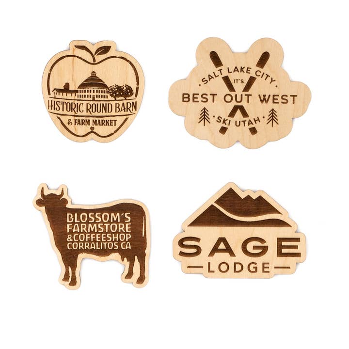 Steamer Lane Design - Wholesale Magnet - Custom Wood Magnets