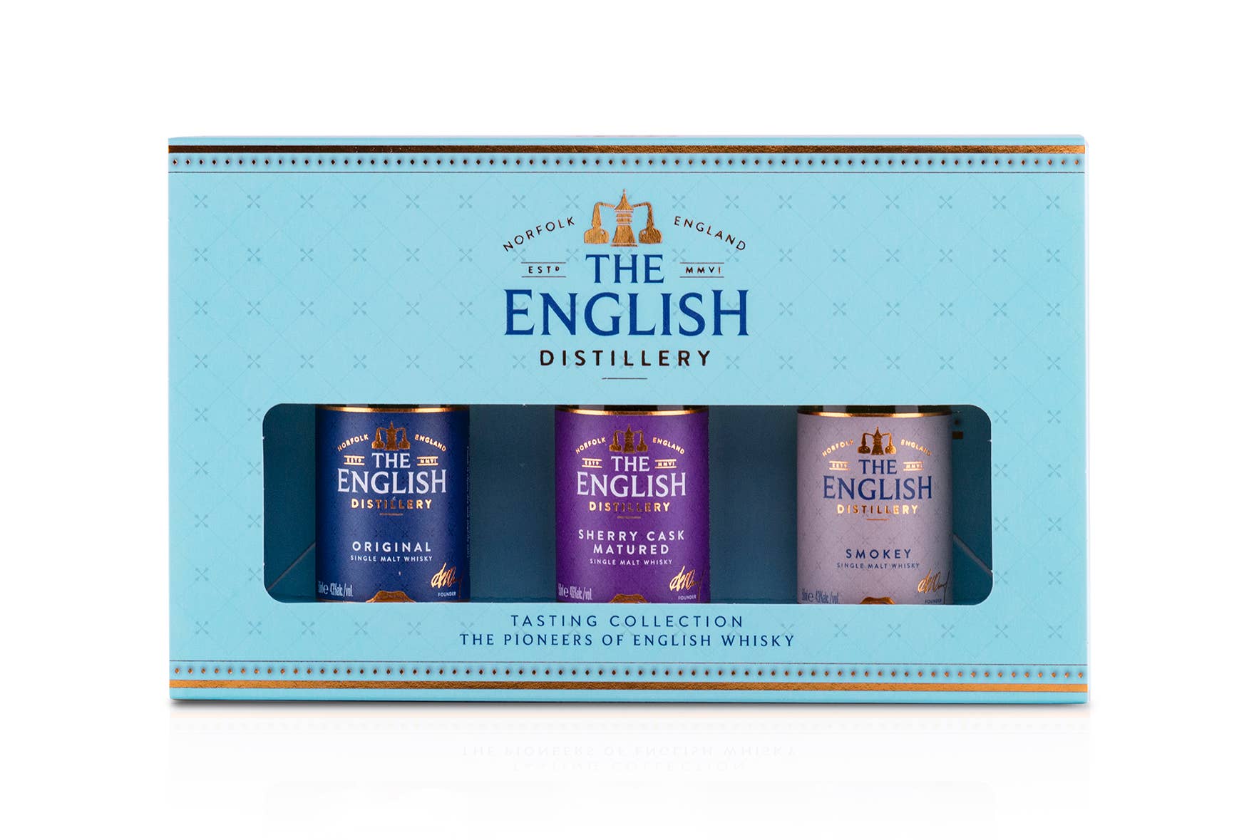 The English Distillery – wholesale Whisky – The English Mini Gift Pack 3x5cl3