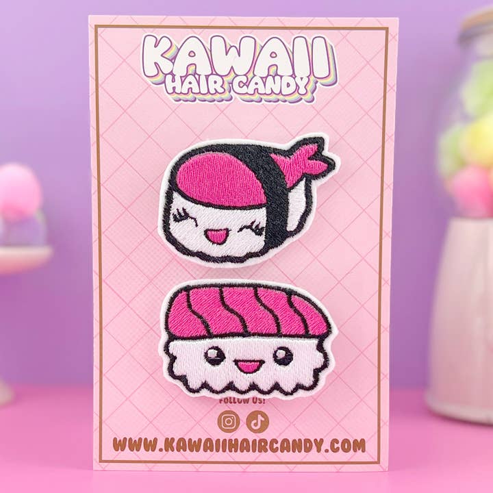 Kawaii Hair Candy - Wholesale Hair Clip - Women's - Kawaii Sushi Hair Clips Set0