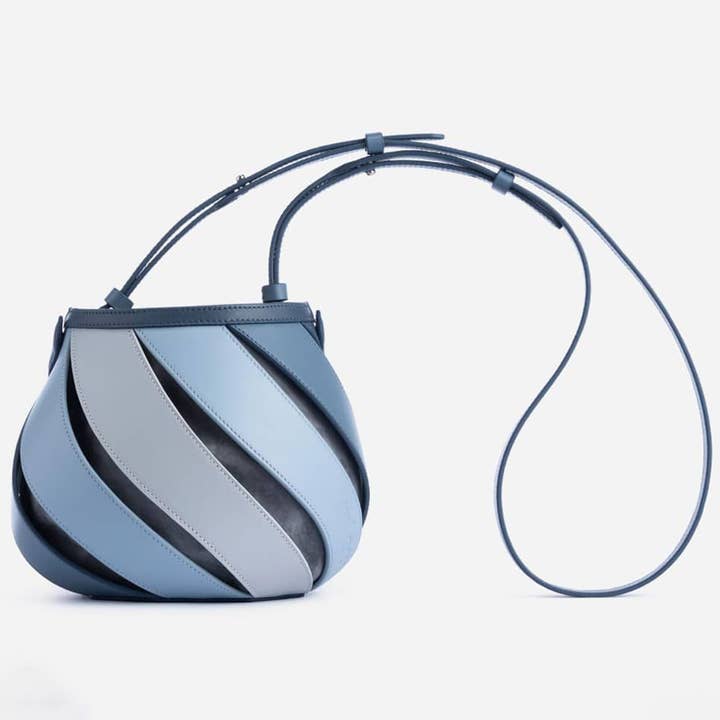 ACCITY - Wholesale Shoulder Bag - Women's - CYLINDRICAL CONTRASTING COLOR PATCHWORK BUCKET BAG_CWAB192910