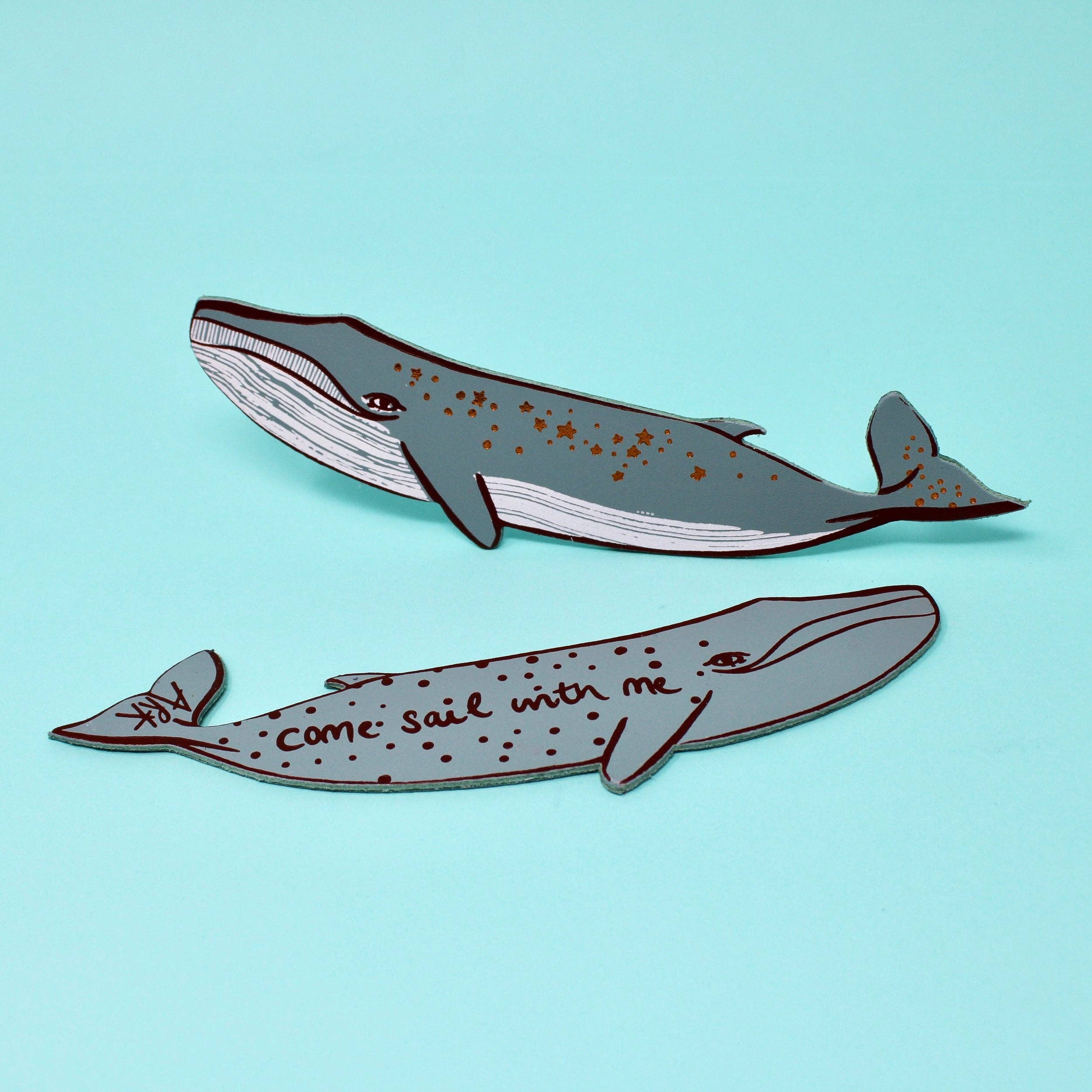 Ark Colour Design - Wholesale Bookmark - Whale Bookmark1