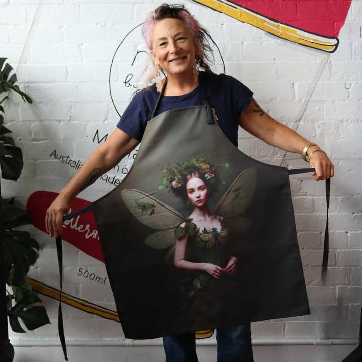 Mint By Michelle Apron - Green Grace for wholesale by Mint by Michelle