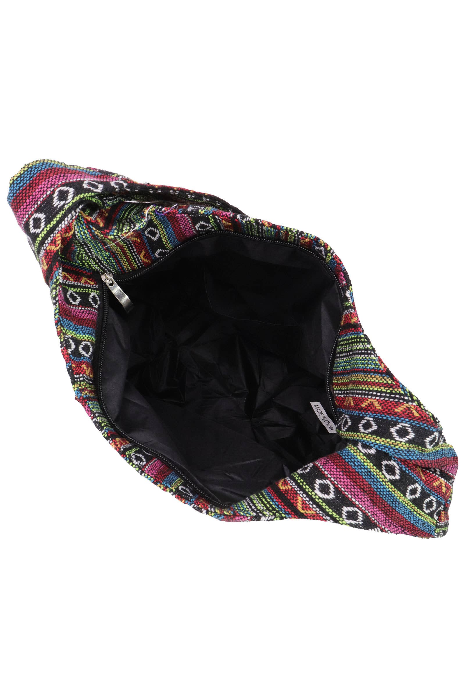 ASSORTITI Borsa Hobo in Tela con Cerniera Tribale Navajo Baja in vendita all'ingrosso su Faire6