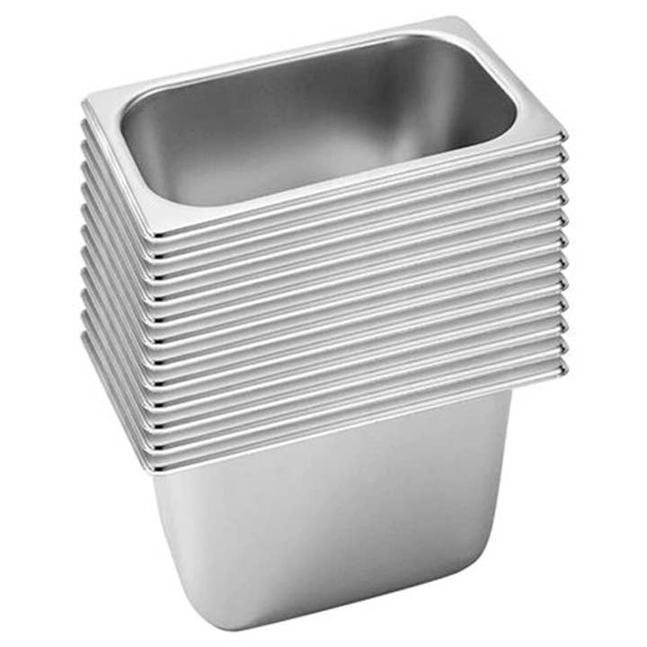 SOGA 12X Gastronorm GN Pan Full Size 1/3 GN Pan 20cm Deep Stainless Steel Tray for wholesale by SOGA International Pty Ltd