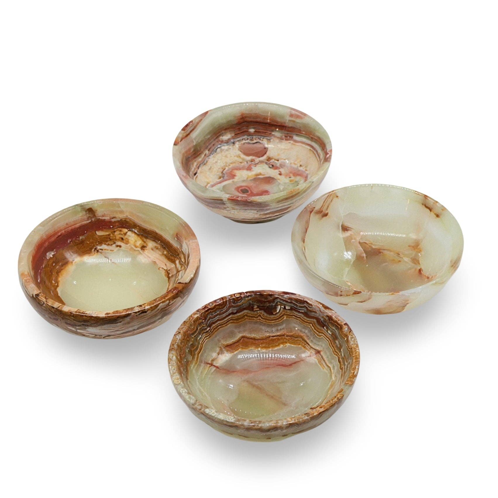 Arômes & Évasions - Wholesale Decoratief bord/schotel/kom - Woondecoratie - Groene Onyx - Mini Kom1