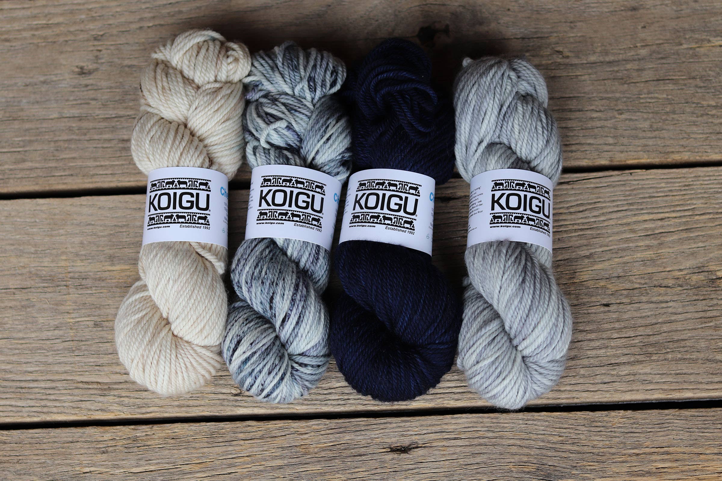 Koigu Wool Designs - Wholesale Yarn - Chelsea Aran Merino Yarn -group A32