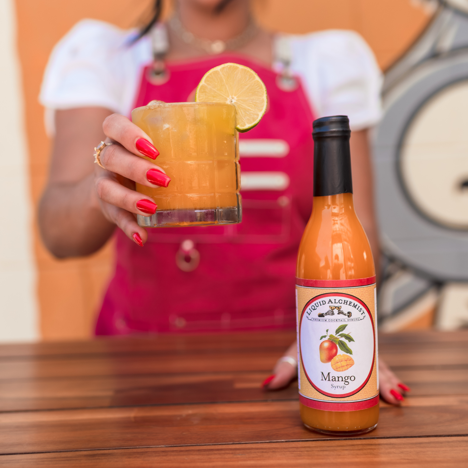 Liquid Alchemist Syrups - Wholesale Cocktail Mix/Syrup - Mango Cocktail Syrup10
