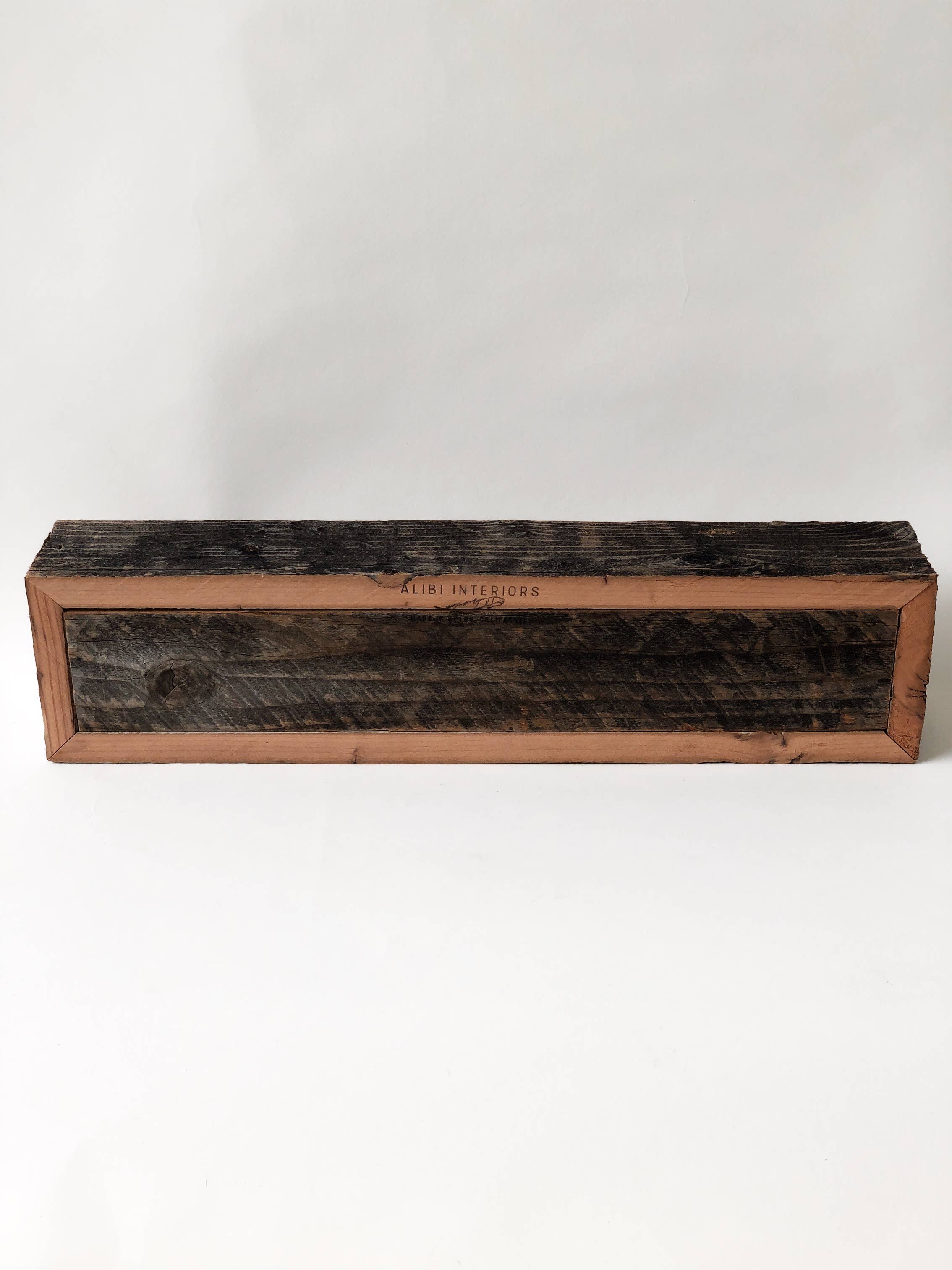 Alibi Interiors - Vendita all'ingrosso Fioriere - Fioriera in legno recuperato 2x14 Sevensie2