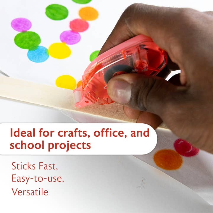 BAZIC Products - Wholesale Glue - Permanent Dots Glue Tape 8.4 mm x 8 m2