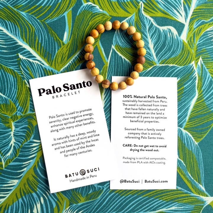 Batu Suci Handmade Jewelry - Wholesale Beaded Bracelet - Palo Santo Bracelet2