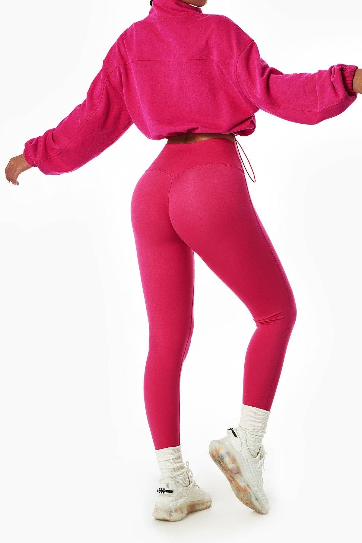 Crave by FW - Vendita all'ingrosso Felpa - Donna - Felpa corta con zip integrale Relaxed Fit16