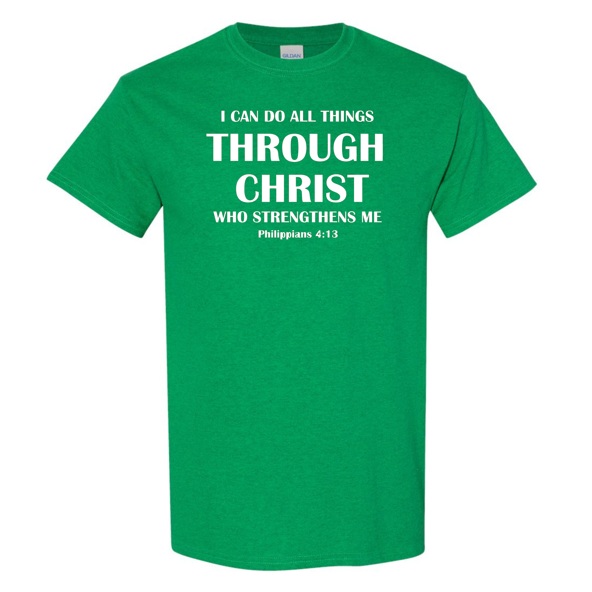 Love Ann Joy Apparel, LLC - Wholesale Screen Printed T-Shirt - Men's - I Can Do All Things Through Christ Christian T-Shirt8