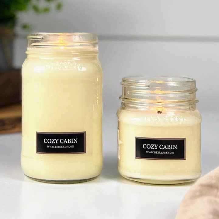 Be Blends | Soy Candles & Natural Products - Wholesale Jar/Filled Candle - Cozy Cabin Soy Candles | Vintage Farmhouse Candles | Home0