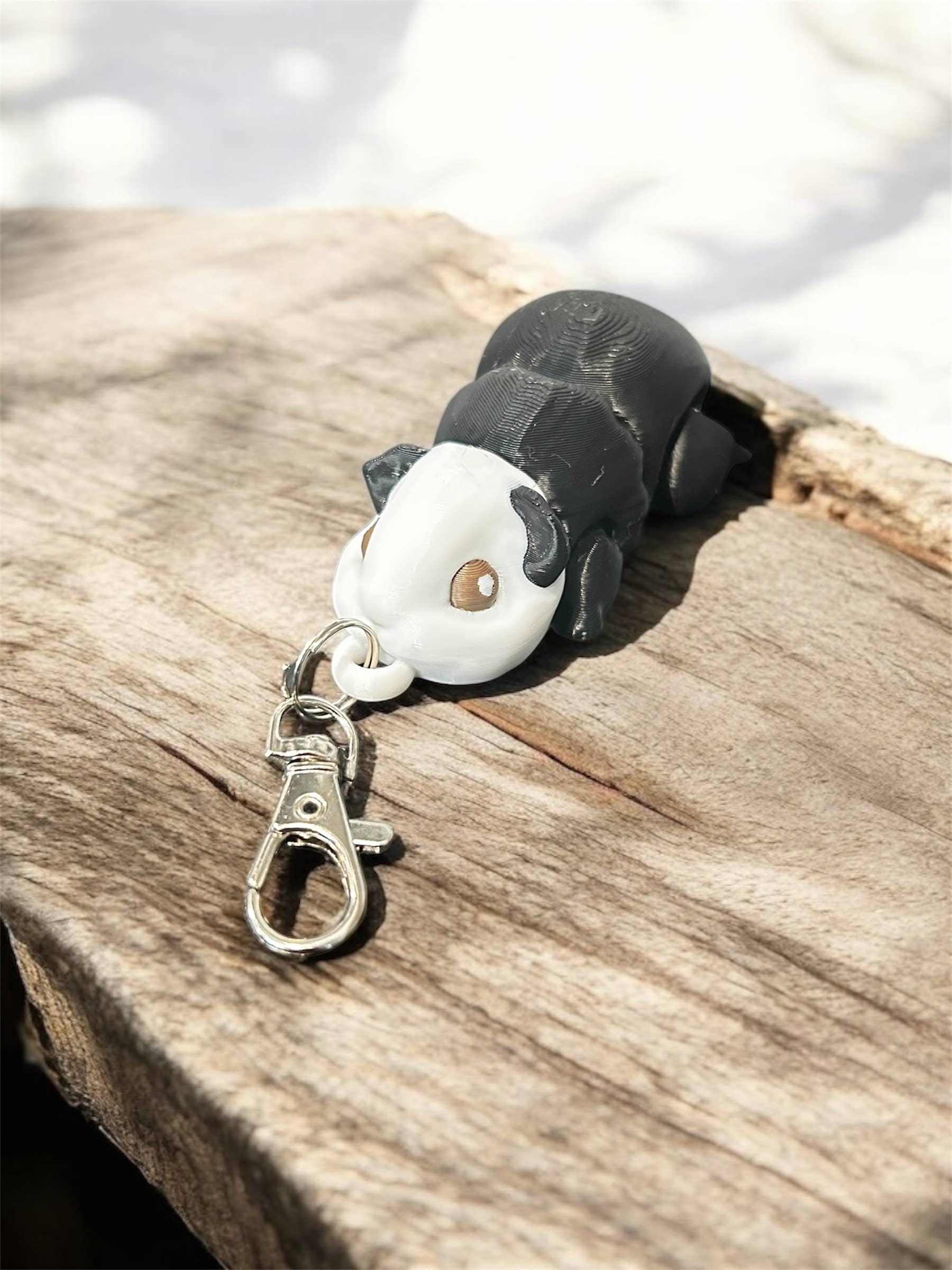 3D in Paradise - Vente Porte-clés – unisexe - Porte-clés cochon d'Inde suspension de sac pince homard1