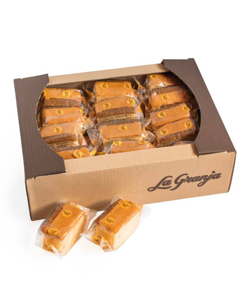 LA GRANJA FOODS 1959 - Vente Tartes - (SANS GLUTEN) Gâteau original - boîte de 30 unités1