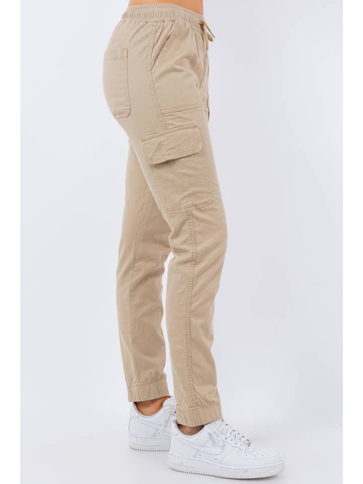 Veracci - Wholesale Pants - Women's - Stretch Twill Cargo Jogger Pants womens10
