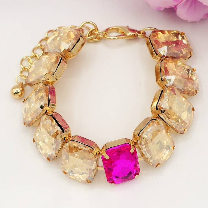 Daemon srls - Wholesale Charm/Dangle Bracelet - MARGOT- BRACCIALE con pietre sfaccettate - LUCE COLLECTION23