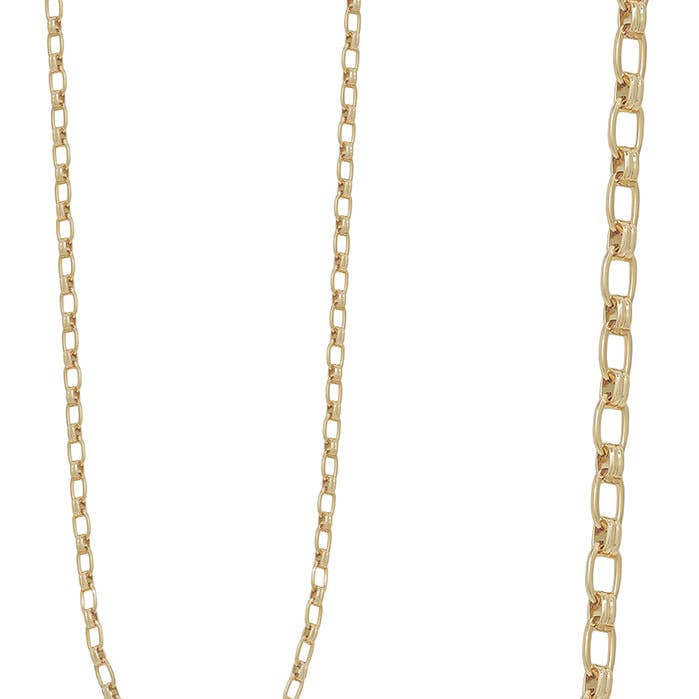Water Resistant Gold Link Chain 36", Great for Layering! for wholesale by What's Hot
