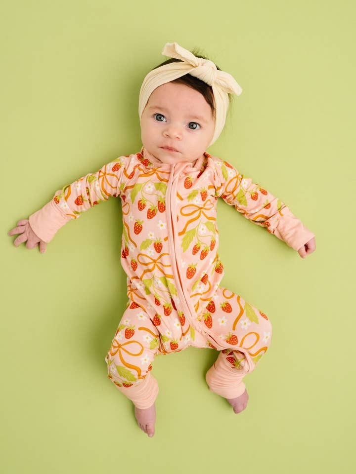 Sweet Strawberry Bamboo Sleeper for wholesale by Little One Shop