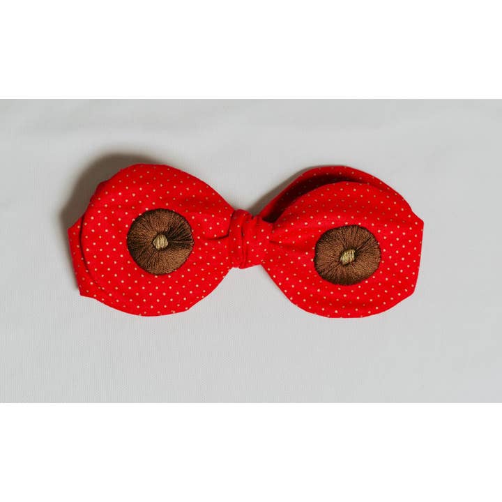 Pajarita Boobie Rojo para venta al por mayor de Sewn Apart