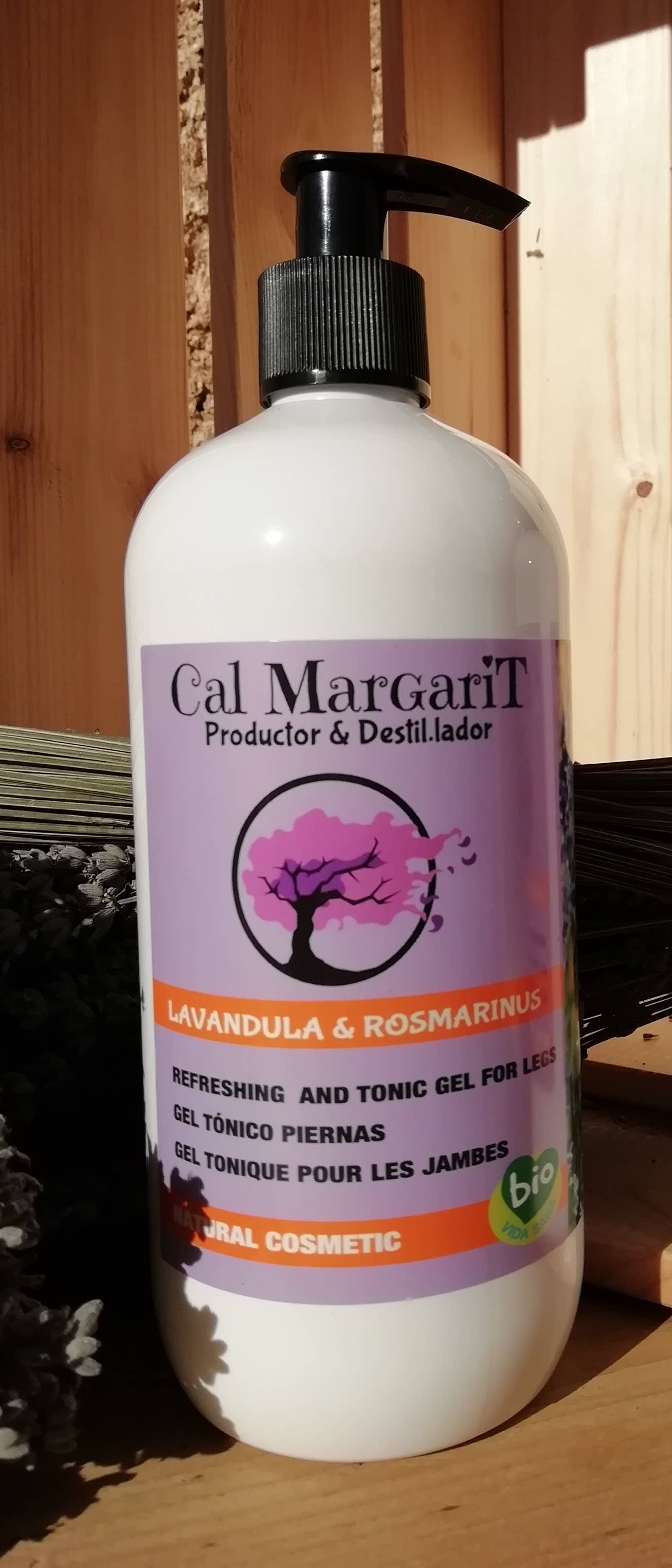 CAL MARGARIT - Venta al por mayor Crema/loción corporal - Gel Tónico Piernas Lavanda & Romero & Cipres 500 ml1