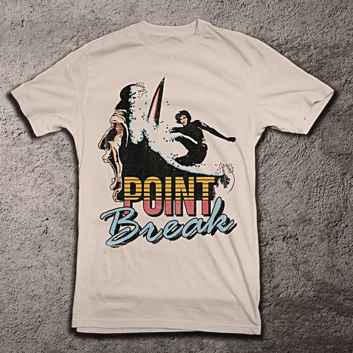 Left Of The Dial - Wholesale T-Shirt (Graphic) - Unisex - Point Break - Limited Edition Shirt.