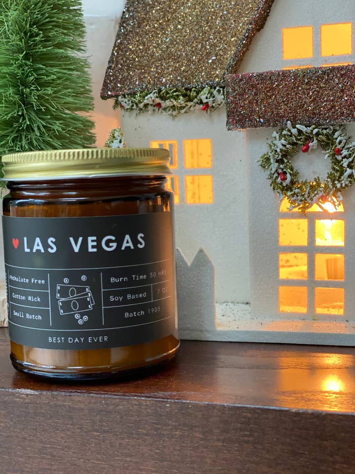 Las Vegas, NV Candle for wholesale by Rambling Caravan