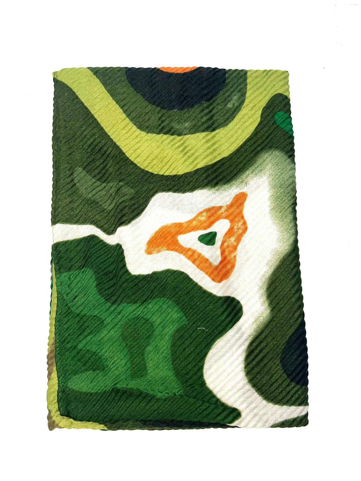 LINETA - Venta al por mayor Pañuelo para la cabeza - Mujer - Bufanda plisada abstracta HH-2395